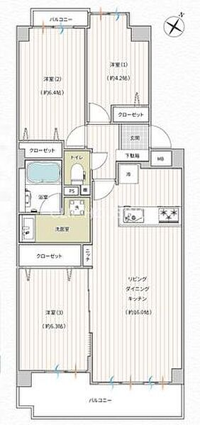 間取りを拡大表示