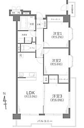 間取図画像 3LDK