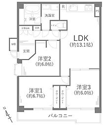 間取図画像 3LDK