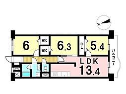 間取図画像 3LDK