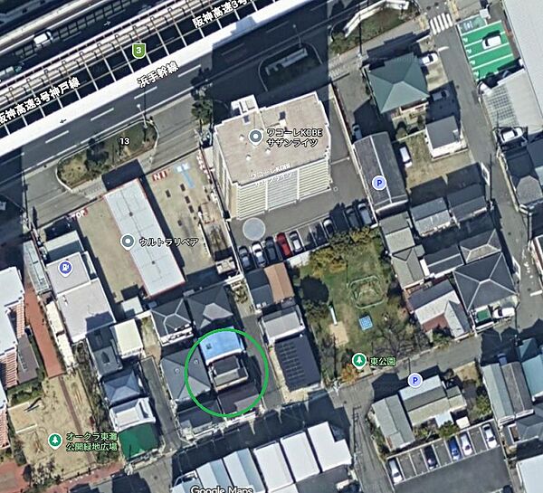 地図を拡大表示