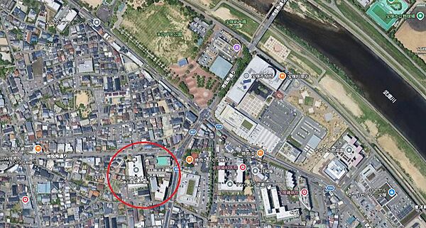 地図を拡大表示
