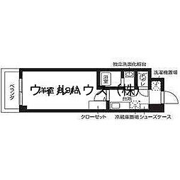 ナジック香ヶ丘マンション 1Kの間取図画像