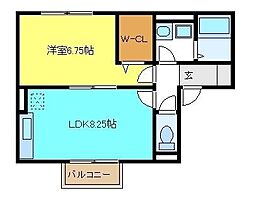 間取図画像 1LDK