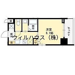 MAXIV大阪堺 1Kの間取図画像