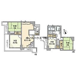 光明台ハイタウン1号棟 4LDKの間取図画像