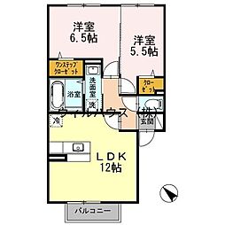 ロイヤル・ヘルツ 2LDKの間取図画像