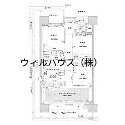 ディークラディア鳳ルネサンススクエア 3LDKの間取図画像