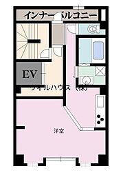 OrientCity・S ワンルームの間取図画像