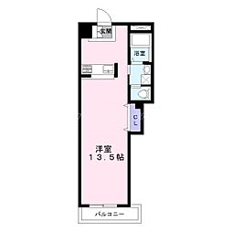 TKアンバーコート大町 ワンルームの間取図画像