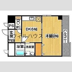 リトゥール澤 1DKの間取図画像