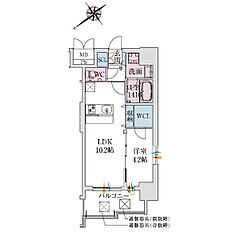 物件の間取り