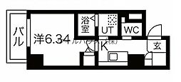 エヌエムキャトフヴァン 1Kの間取図画像