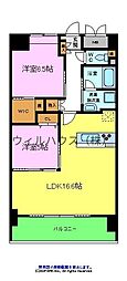 シュワーブ三国ヶ丘 2LDKの間取図画像
