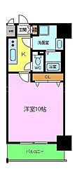 TKアンバーフロント中百舌鳥 1Kの間取図画像