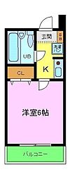 間取図画像 1K