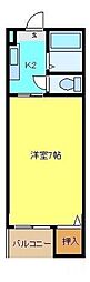 ミドウスジ堺1 1階1Kの間取り