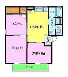 間取図画像 3DK