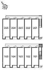 レオネクストくみのき 2階1Kの室内
