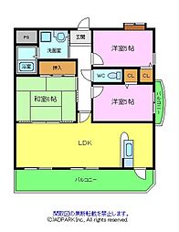 ルナ・ピエーナ泉北 3LDKの間取図画像