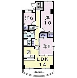 エンブレス 3LDKの間取図画像