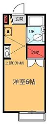 パークサイド和泉中央 1Kの間取図画像