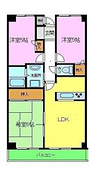 ウエストコート 3LDKの間取図画像