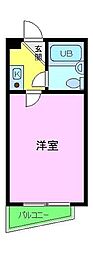 第7セイワコート 1Kの間取図画像