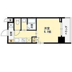 MAXIV大阪堺 1Kの間取図画像
