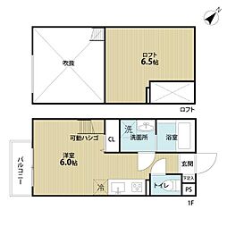 Ange ワンルームの間取図画像