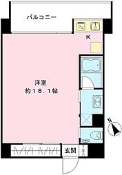 グランリーオ 1Kの間取図画像