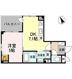 SHOビル 1DKの間取図画像