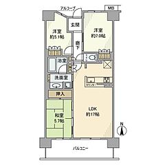 物件の間取り