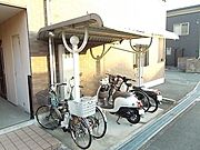 屋根付き駐輪場！