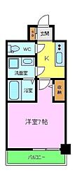 S-RESIDENCE堺市駅前 1Kの間取図画像