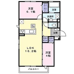 loup・de・mer 2LDKの間取図画像