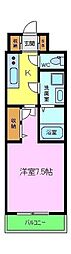 S-RESIDENCE堺市駅前 1Kの間取図画像