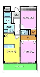 セルバ 2DKの間取図画像