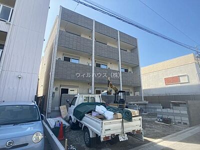 外観：建築中！