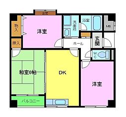 間取図画像 3DK