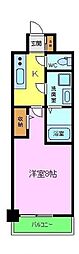 Ｓ−ＲＥＳＩＤＥＮＣＥ堺市駅前 13階1Kの間取り