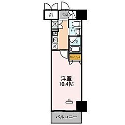 フェニックスレジデンス堺東 1Kの間取図画像