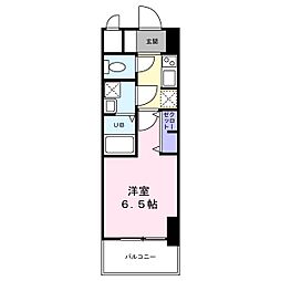S-RESIDENCE堺blaze 1Kの間取図画像