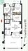 間取り：【間取り図】3LDK、専有面積77.72m2、テラス面積6.72m2、専用庭面積38.19m2
