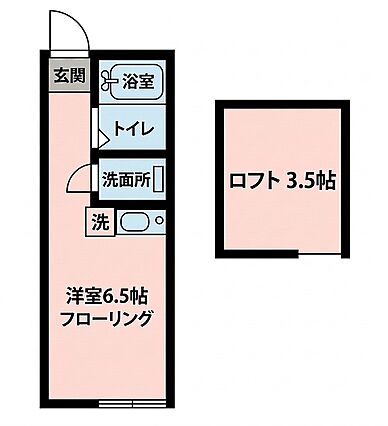 ロフト付空間を...