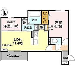メゾン　ド　ソルテA棟