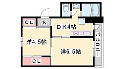 間取図画像 2DK