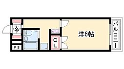 間取図画像 1K