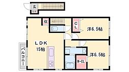 コンフォート大島4A棟 2LDKの間取図画像