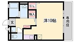 ジュネスSハイム ワンルームの間取図画像